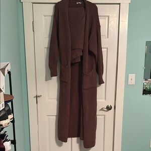 Fashion Nova Chocolate Brown 3 Piece Set